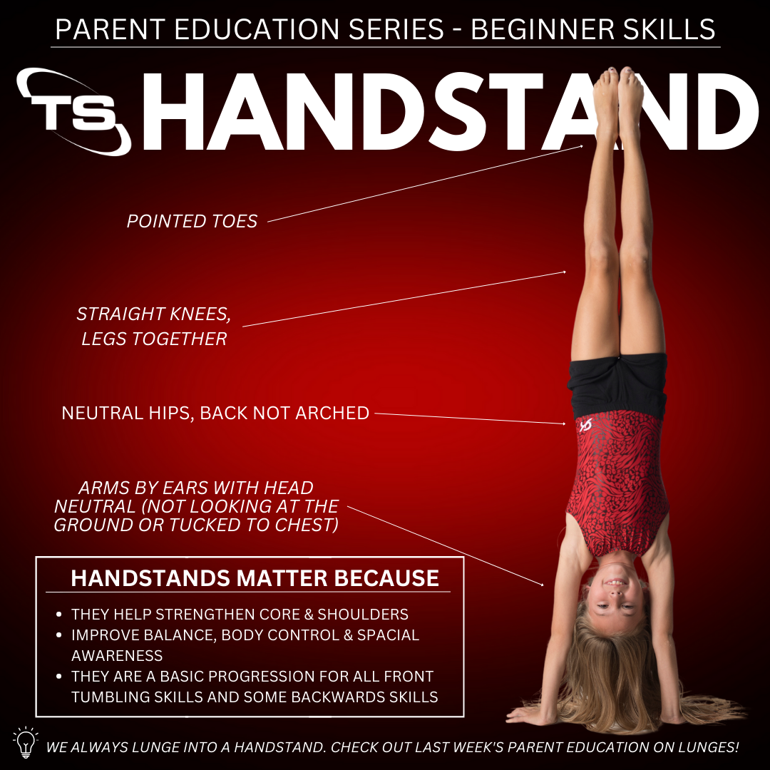 Why handstands are important in tumbling and gymnastics - Twister Sports